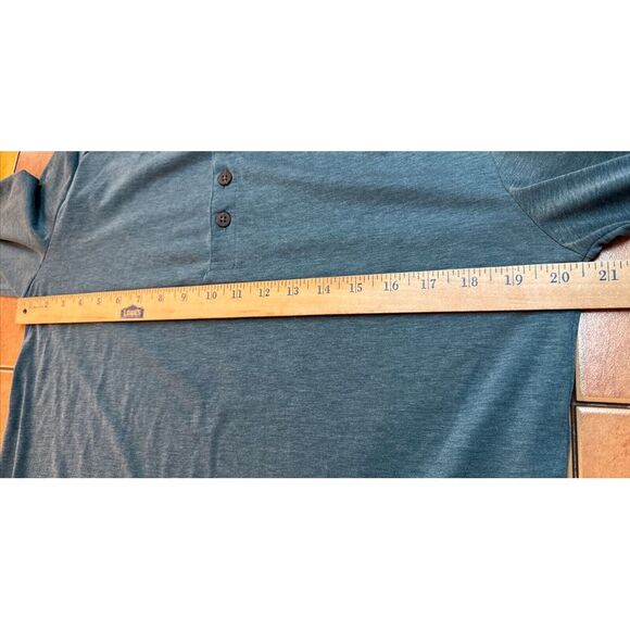 Fair Harbor Henley‎ Shirt Mens Sz Small Green UPF 50 Sun Protection Tencel - Picture 4 of 6